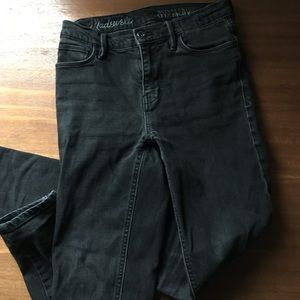 🖤 Madewell Skinny Ankle High Rise Black Jeans 🖤
